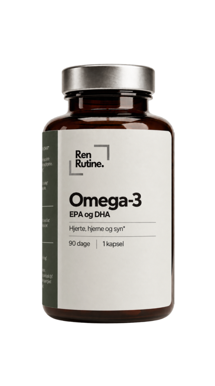Omega-3 i ravfarvet glas